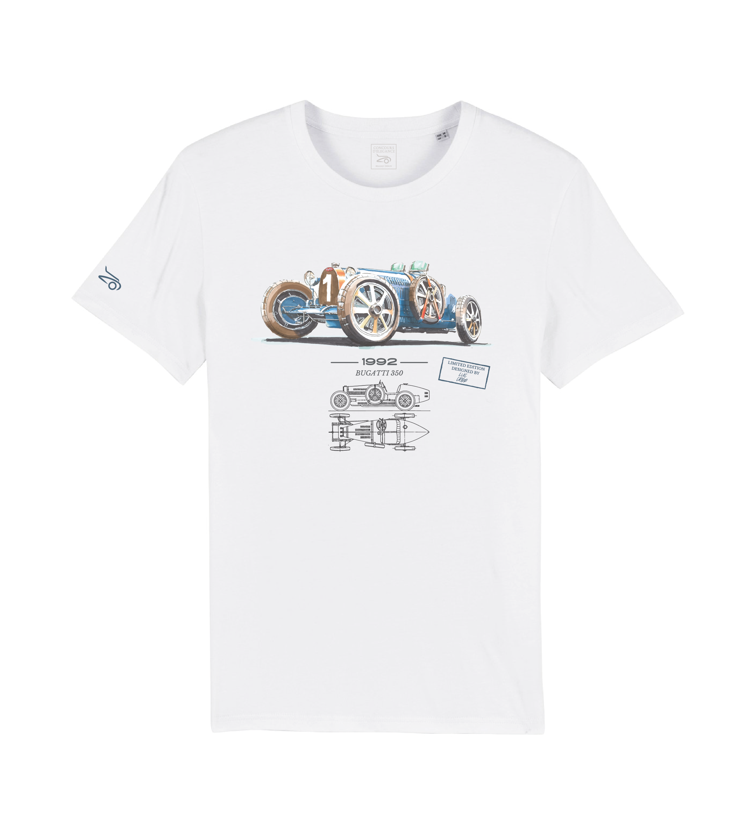 Limited Edition by Luc Crop: Bugatti 1 T-Shirt